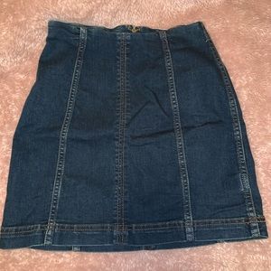 Free People Denim Skirt Size 0